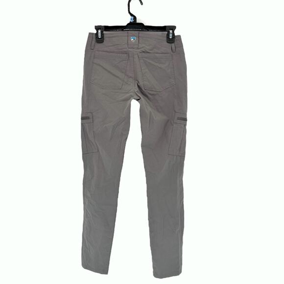 Kuhl Horizn Skinny Pants Womens 2 Ripstop Cargo Climbing Hiking Gorpcore Gray - Picture 5 of 10